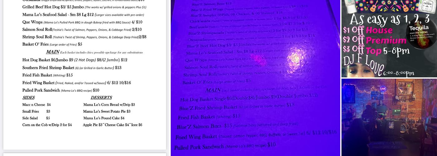 Harlym Blue’Z Menu