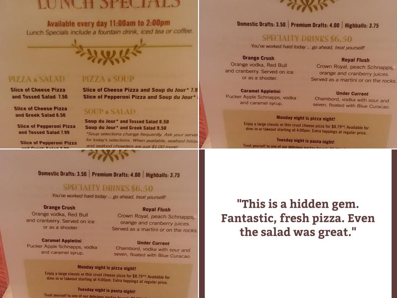 Leonardo's Pizza & Pasta Menu