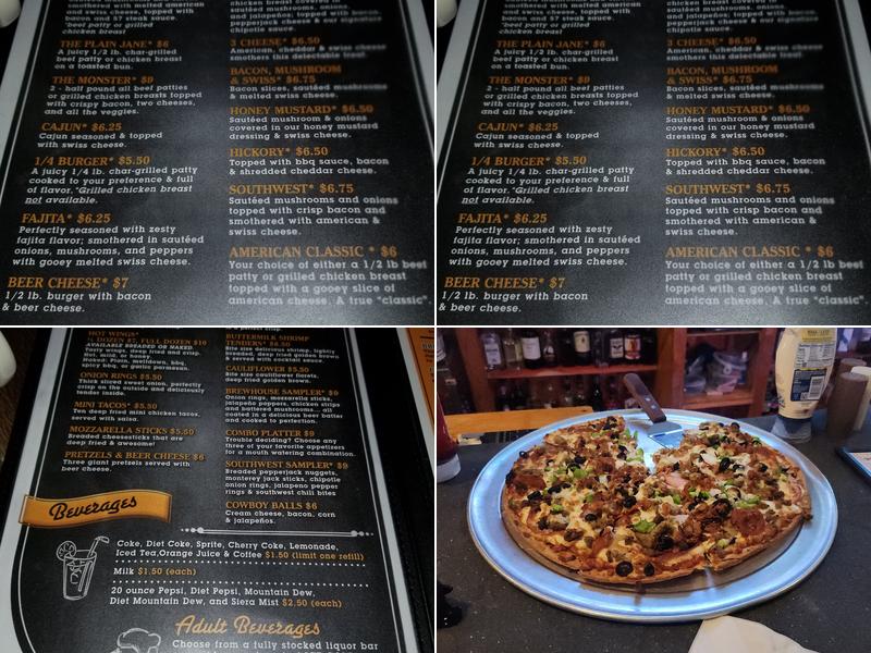 The Corner Lounge Menu