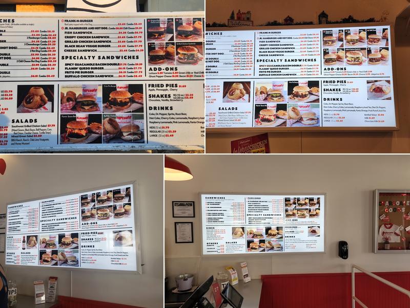 Charcoaler Drive-In Menu