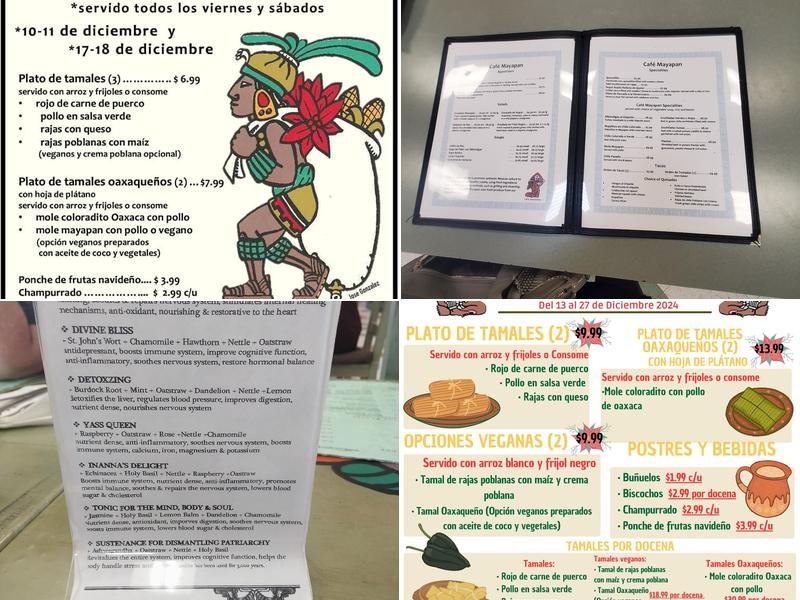 Cafe Mayapan Menu