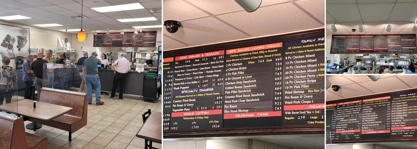 Wife Saver North Augusta Menu