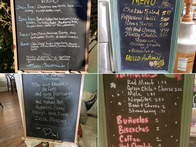 Caffe Fioretti Menu