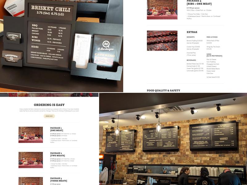 Q Barbeque Menu