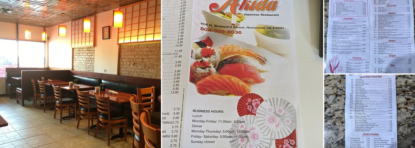 Akida Menu
