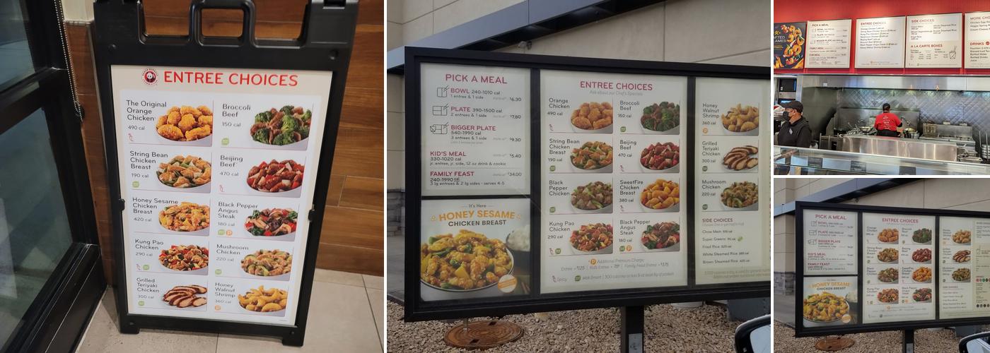 Panda Express Menu