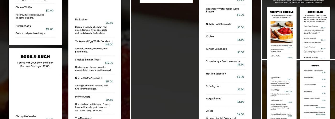 Crave Kitchen & Bar Menu