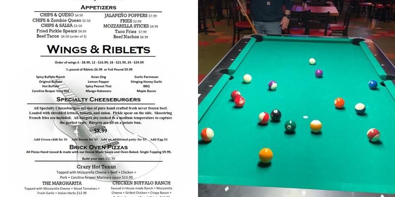 Rockin' Cigar Bar & Grill @ Thunderbird Menu