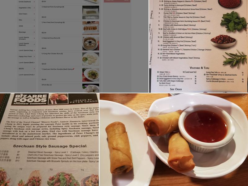 Peter Chang Menu