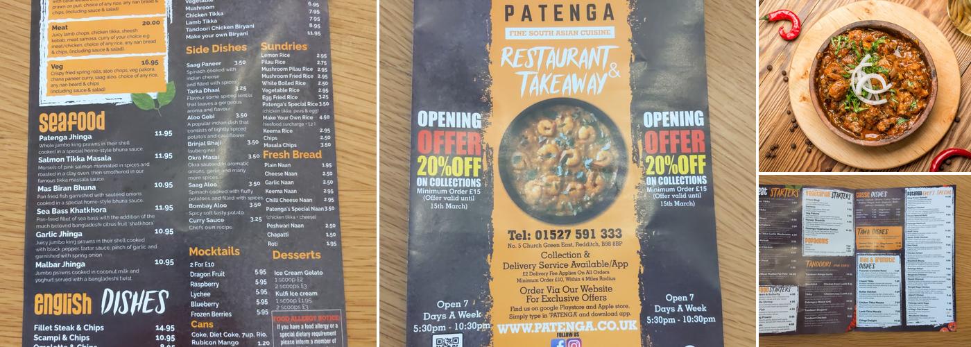 Patenga Restaurant and Takeaway Menu