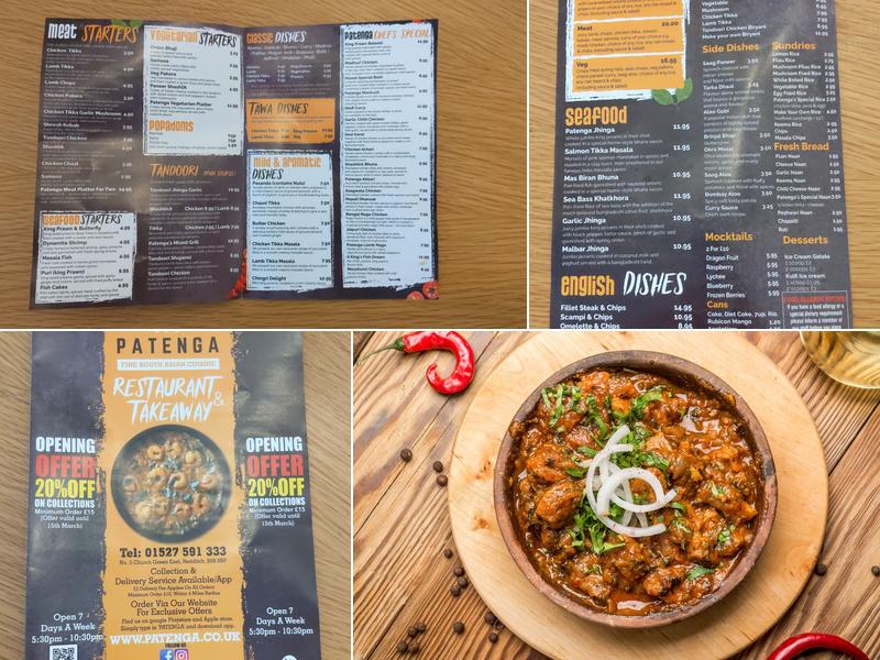 Patenga Restaurant and Takeaway Menu
