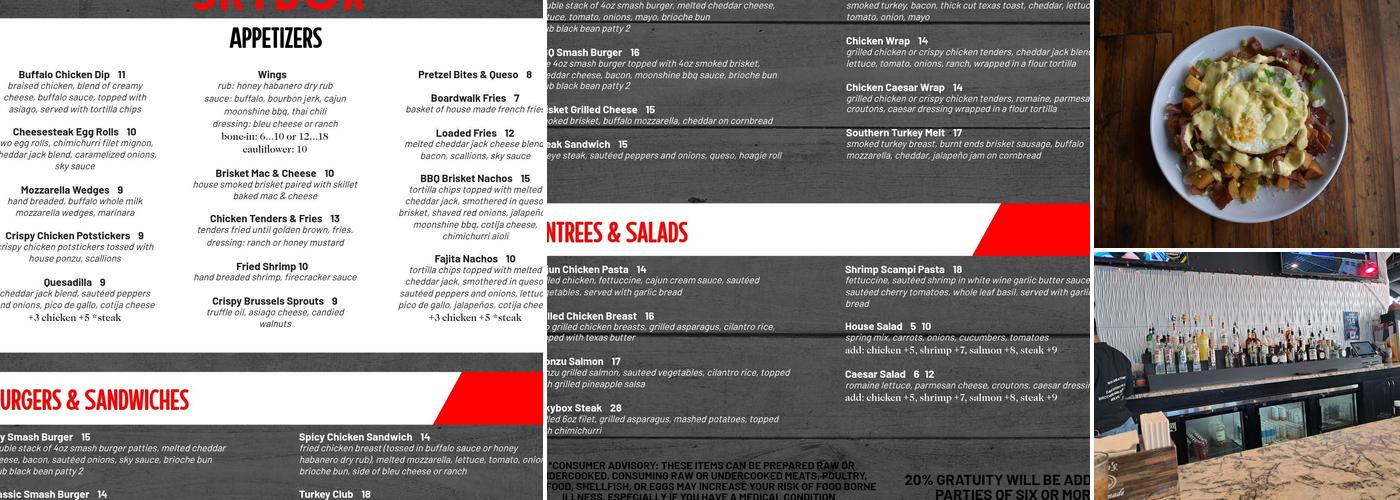 Skybox Menu