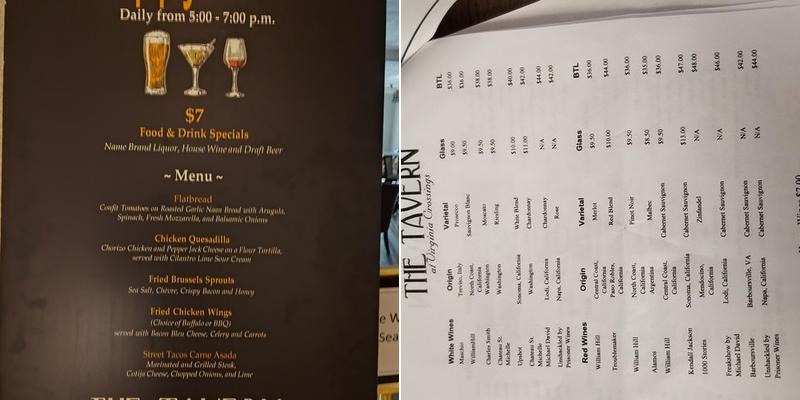 The Glen Restaurant Menu