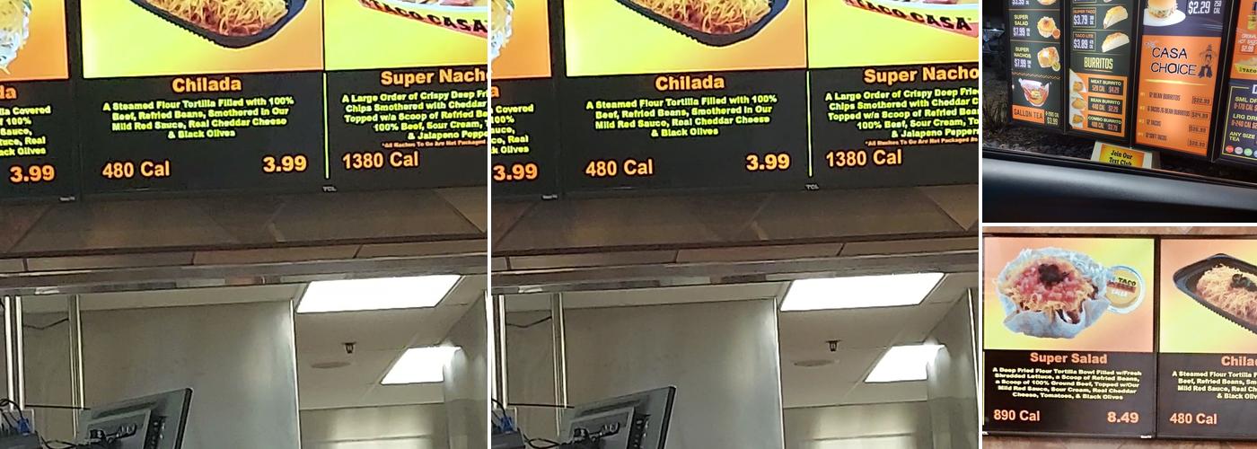 Taco Casa Menu