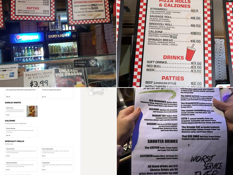 The Pizza Place Menu