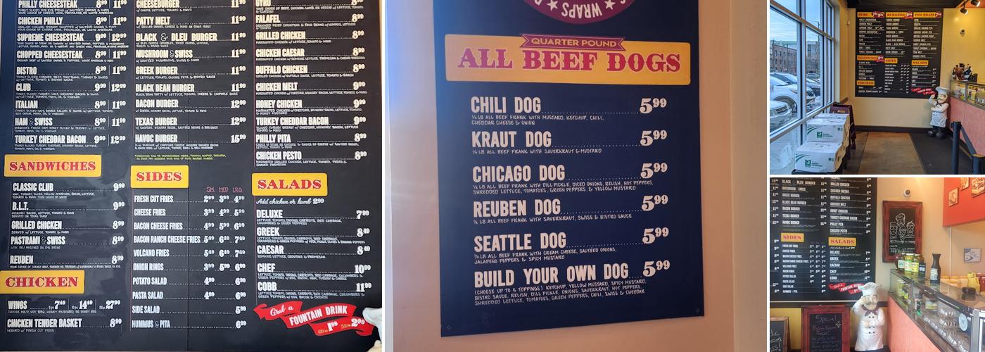 Four Brothers Bistro & Grill Virginia Menu