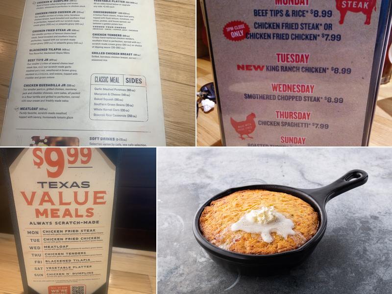 Cotton Patch Cafe Menu