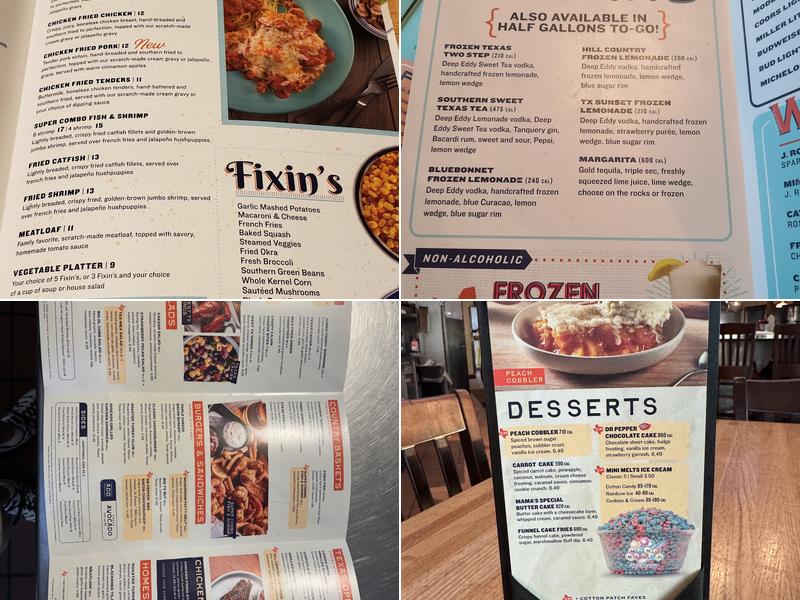 Cotton Patch Cafe Menu