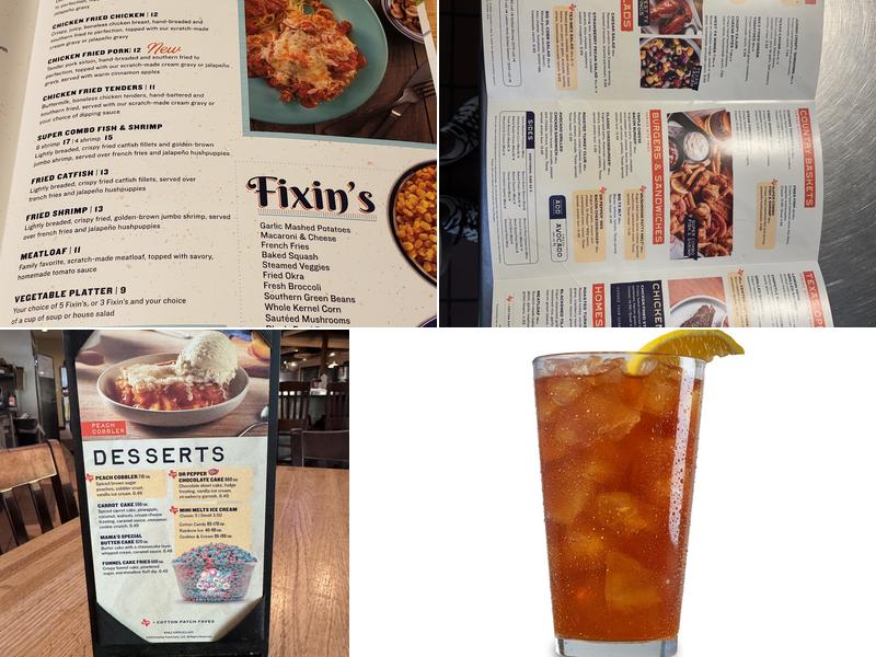 Cotton Patch Cafe Menu