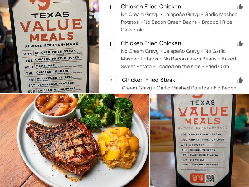 Cotton Patch Cafe Menu