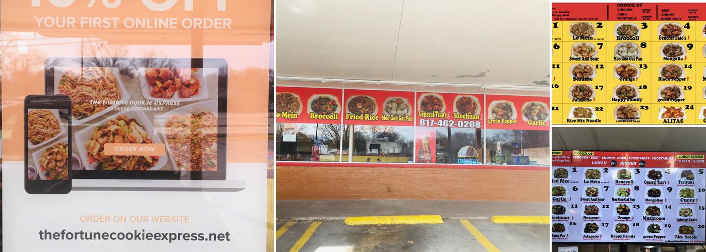 FORTUNE COOKIE EXPRESS CHINESE RESTAURANT Menu