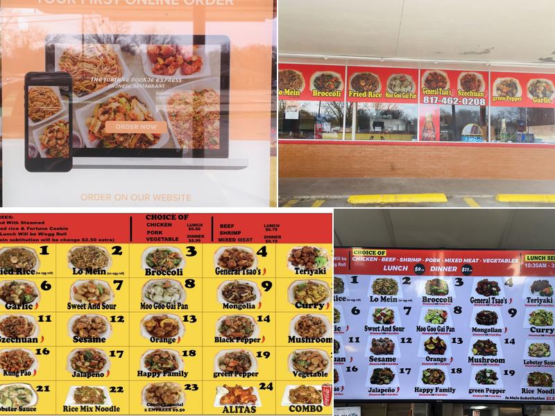 FORTUNE COOKIE EXPRESS CHINESE RESTAURANT Menu