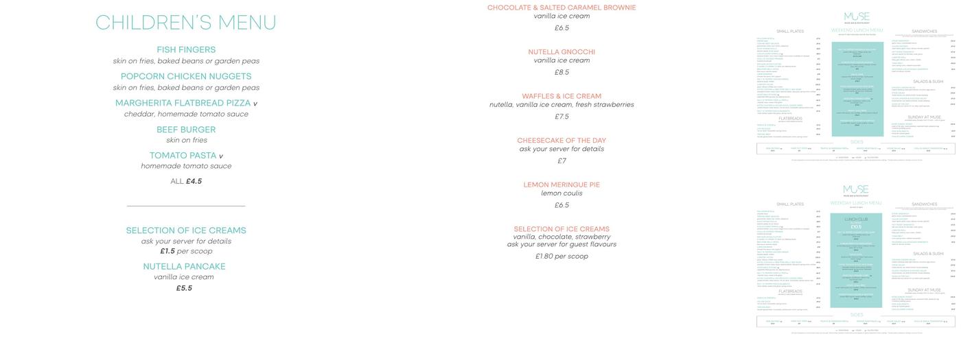 The Annex Uppermill Menu