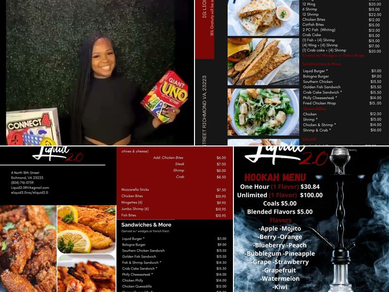 Liquid 2.0 Menu