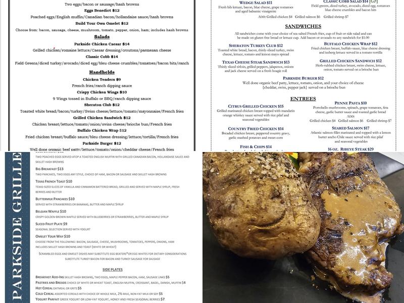 Parkside Bar & Grill Menu