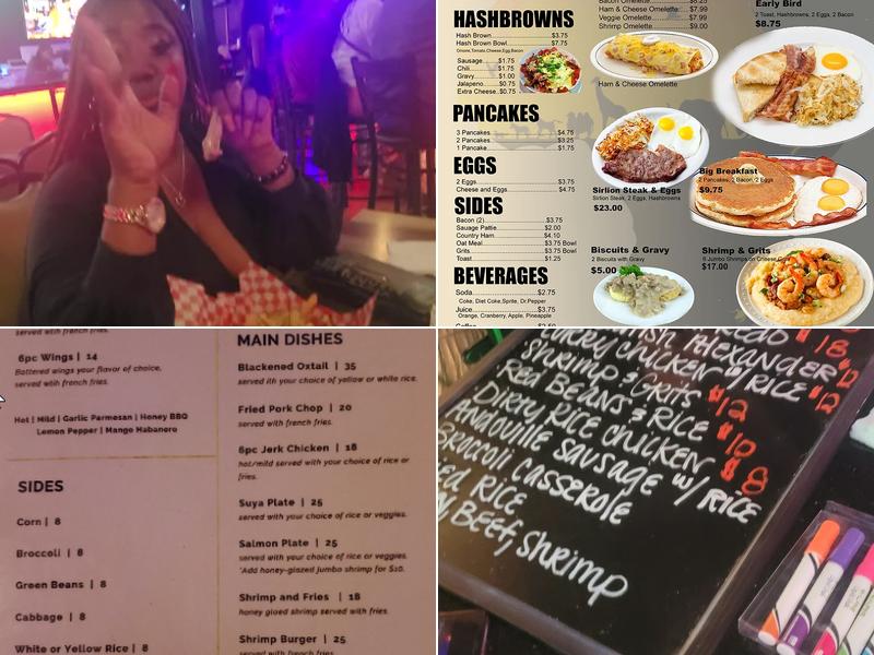 JJ’s Corner Lounge Menu