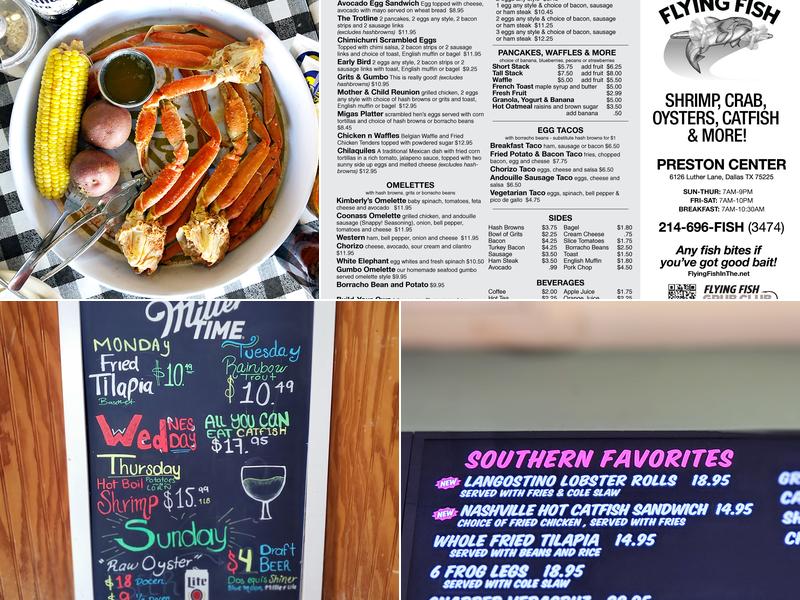 Flying Fish Menu