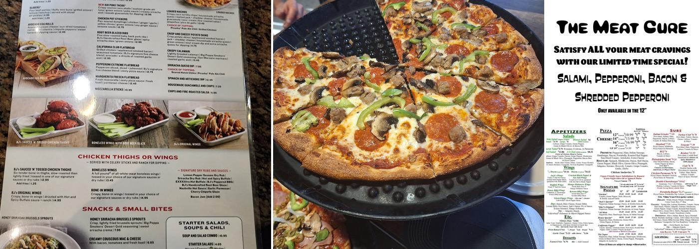 B&J’s Pizza - Brewpub Menu