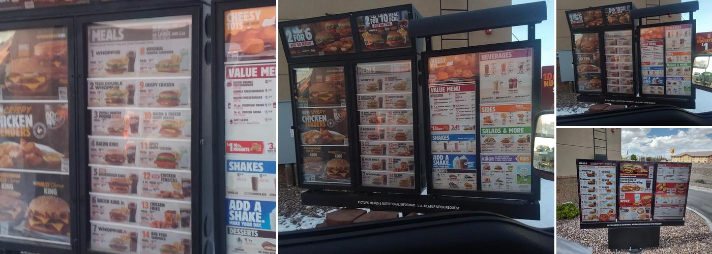 Burger King Menu