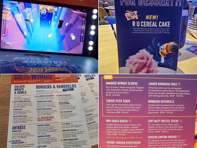 Dave & Buster's Orlando Menu