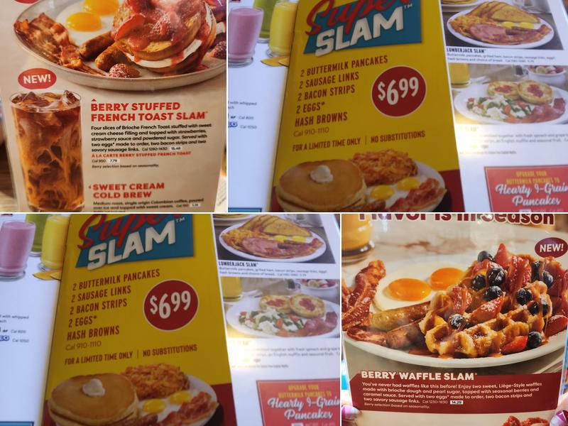 Denny's Menu