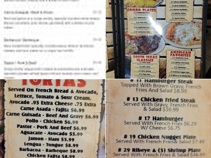La Ribera Menu