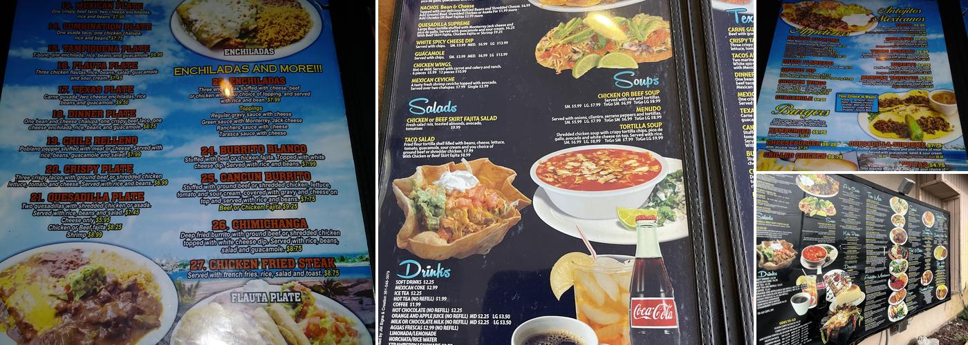 Cancun Menu