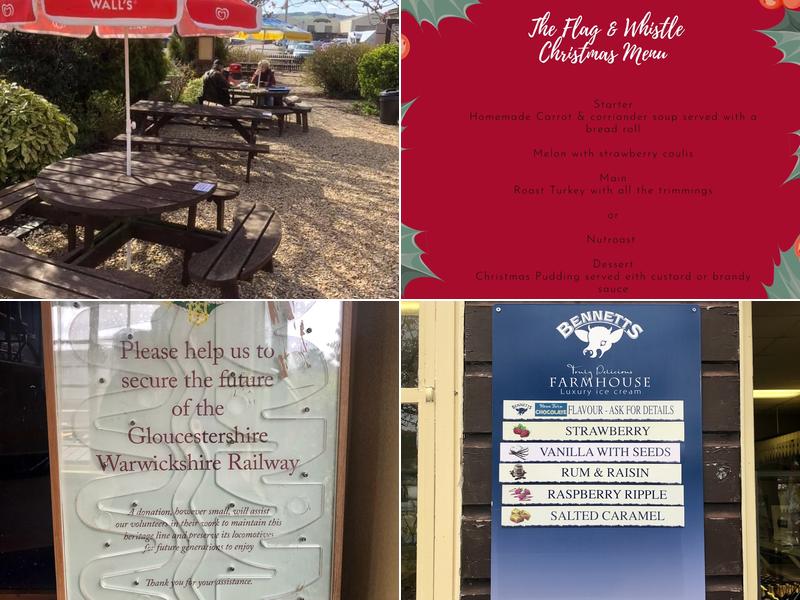 Flag and Whistle Cafe Menu