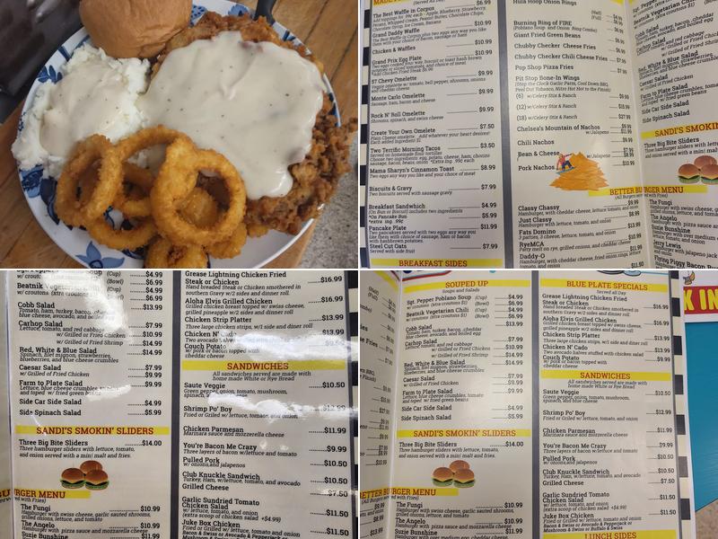 Sandi's Diner Menu