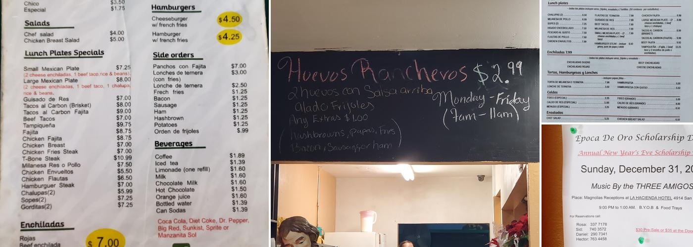 Safari Restaurant Menu