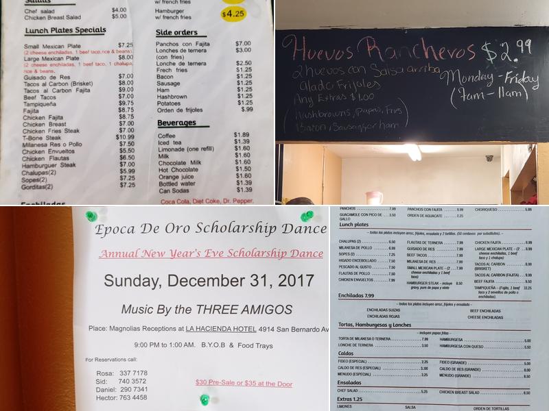 Safari Restaurant Menu