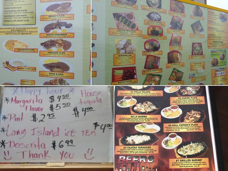 El Jalisciense Bar & Grill Menu