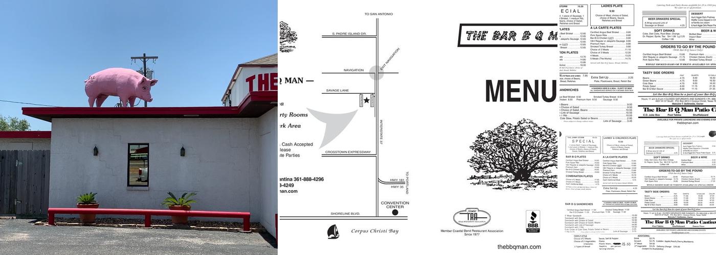 The Bar-B-Q Man Restaurant & Catering Menu