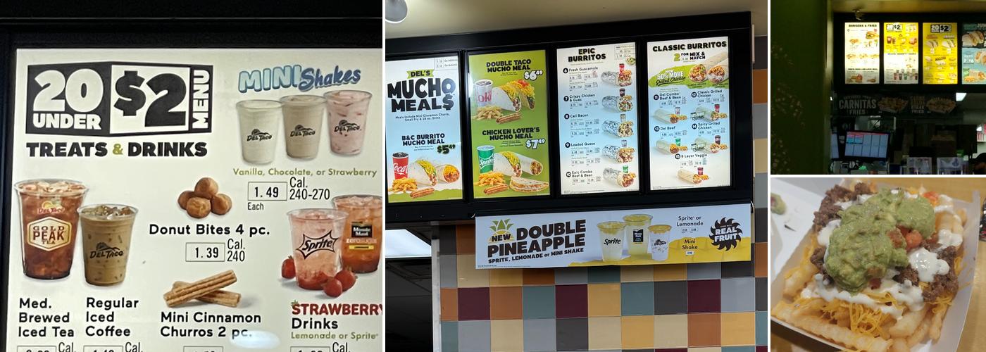 Del Taco Menu