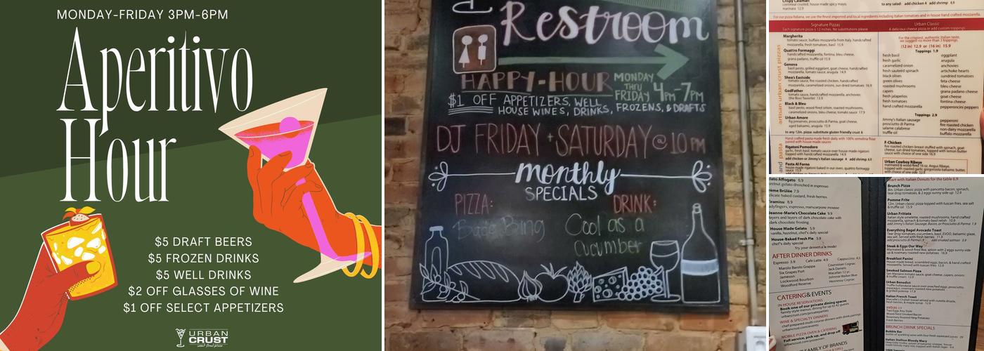 Urban Crust Menu
