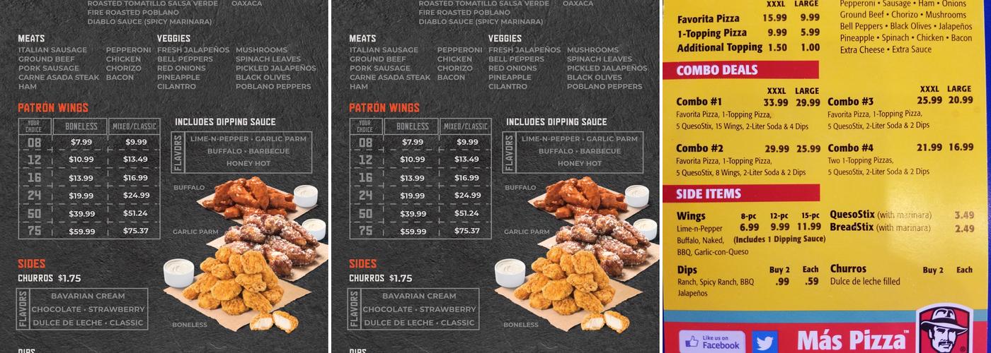 Pizza Patrón K Avenue Menu