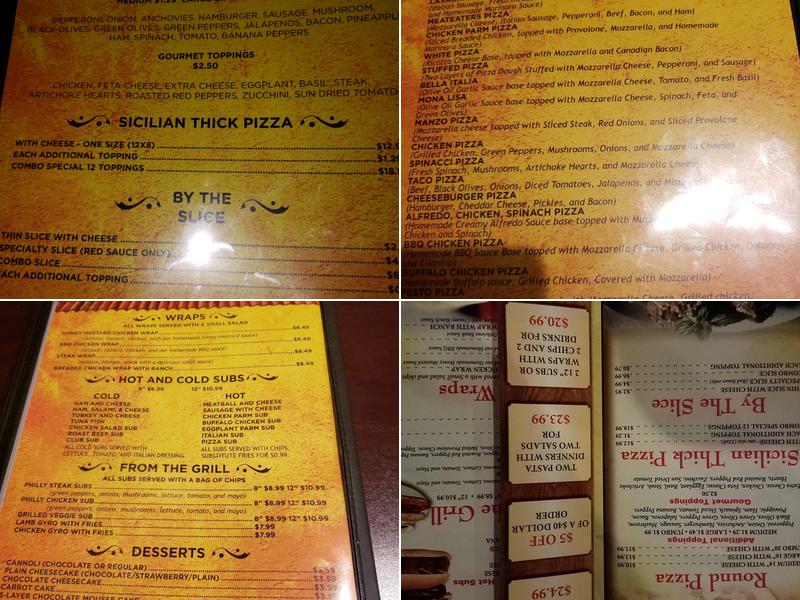 Schiano's Menu