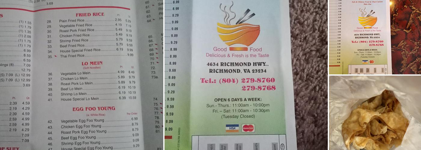 East King Menu