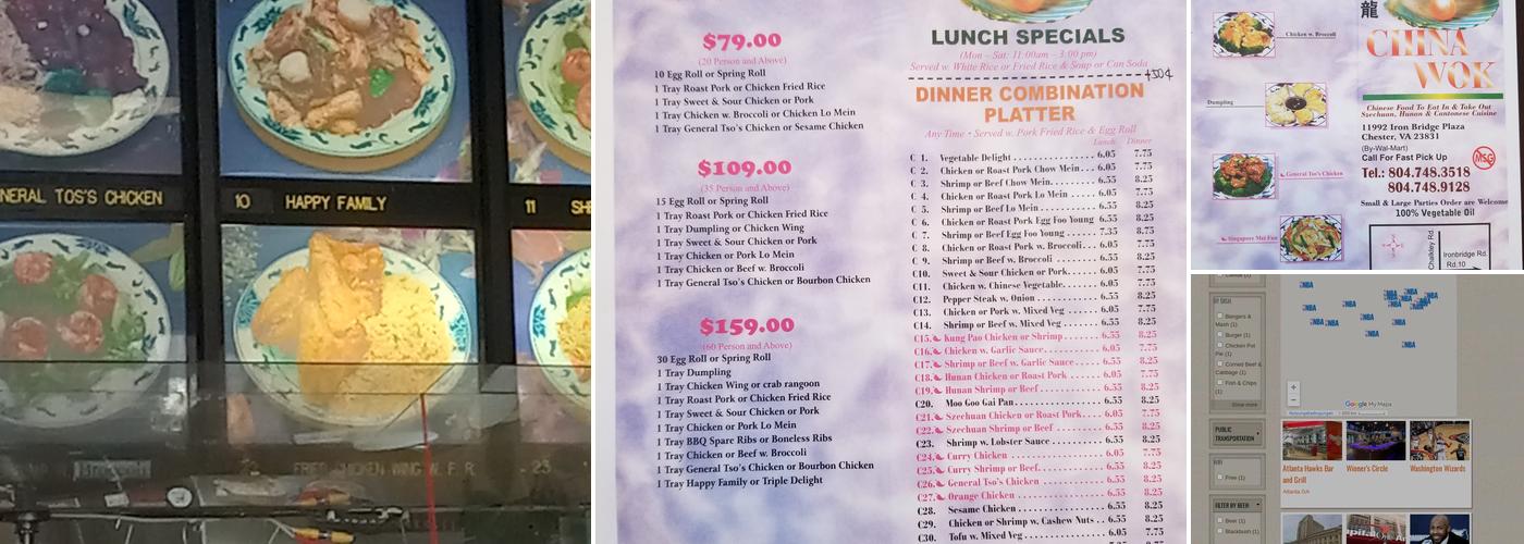 China Wok Menu