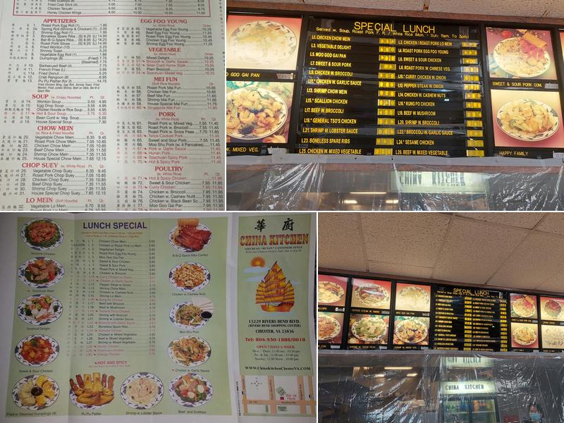 China Kitchen Menu